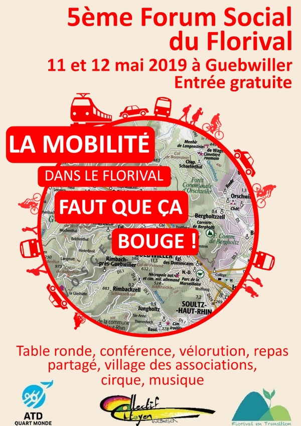5eme Forum Social Mobilite &amp; Velorution 11 et 12 Mai Soultz - Guebwiller