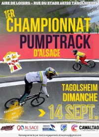 Premier Championnat d&#039;Alsace de Pumptrack à Tagolsheim