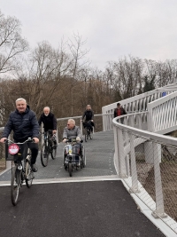 Nouvelle passerelle et&nbsp;&nbsp;piste cyclable entre Fortschwihr et Muntzenheim