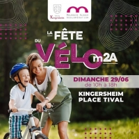 Fête du vélo m2A  29 juin Espace Tival de  Kingersheim