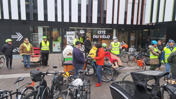 Vélorution du samedi 6 décembre à Mulhouse qui se transforme !