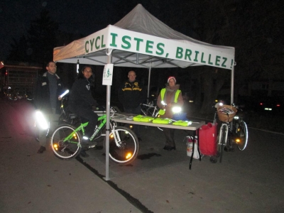 Prochaine campagne &quot;cycliste, brillez ! &quot; du 7 - 13 novembre