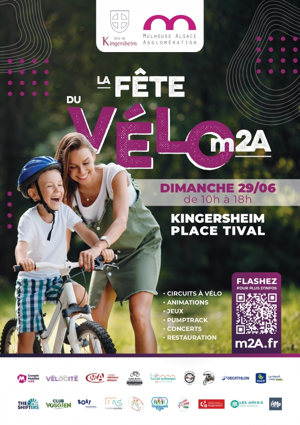 Fête du Vélo m2A à Kingersheim