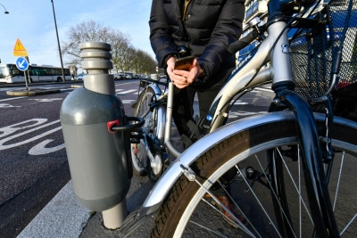 Dispositif de stationnement vélo sécurisé &quot;Sharelock&quot;