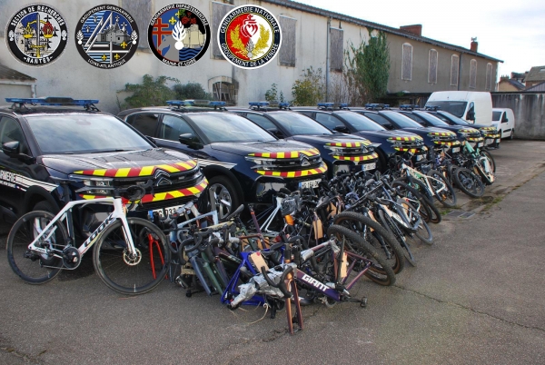  Un Réseau de voleurs de vélos haut de gamme démantelé