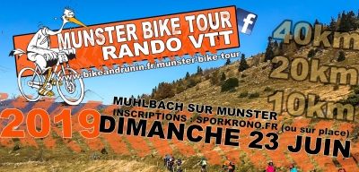 Randonn&eacute;e VTT Munster Bike Tour  23 juin 2019