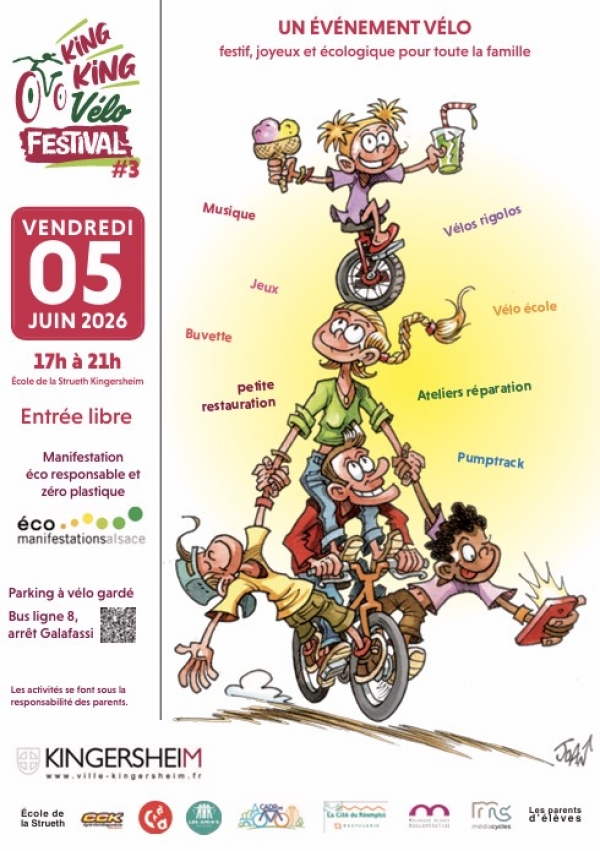 King King V&eacute;lo Festival le 5 juin &agrave; Kingersheim